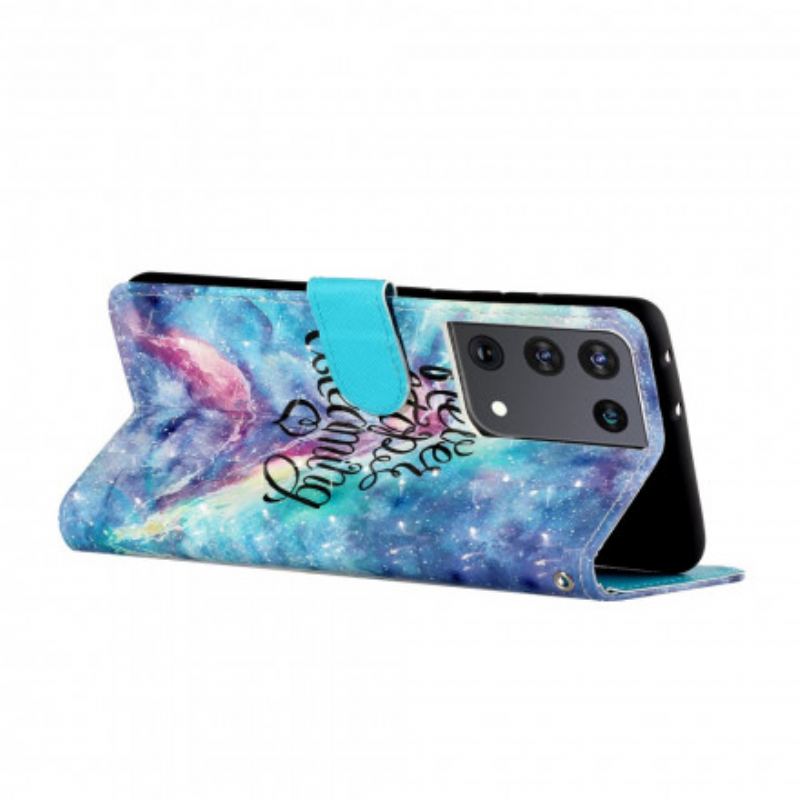 Housse Samsung Galaxy S21 Ultra 5G Never Stop Dreaming Light Spots