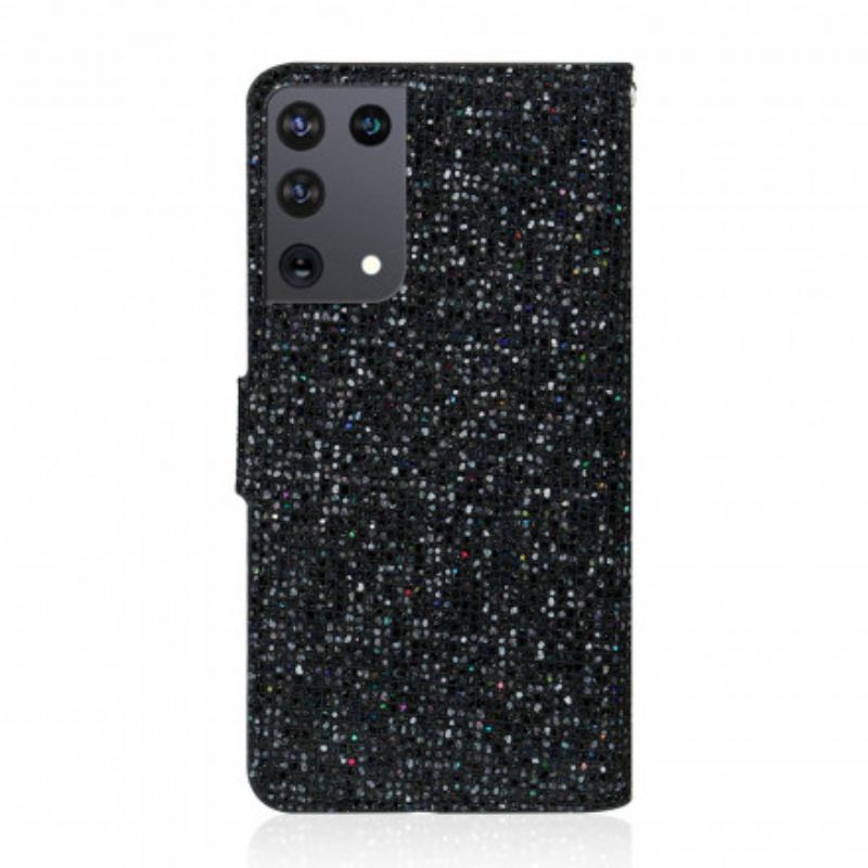 Housse Samsung Galaxy S21 Ultra 5G Paillettes S Design