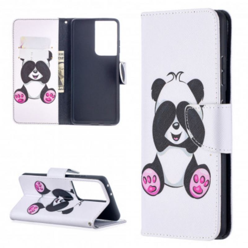 Housse Samsung Galaxy S21 Ultra 5G Panda Fun