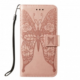 Housse Samsung Galaxy S21 Ultra 5G Papillons Motif en Fleurs