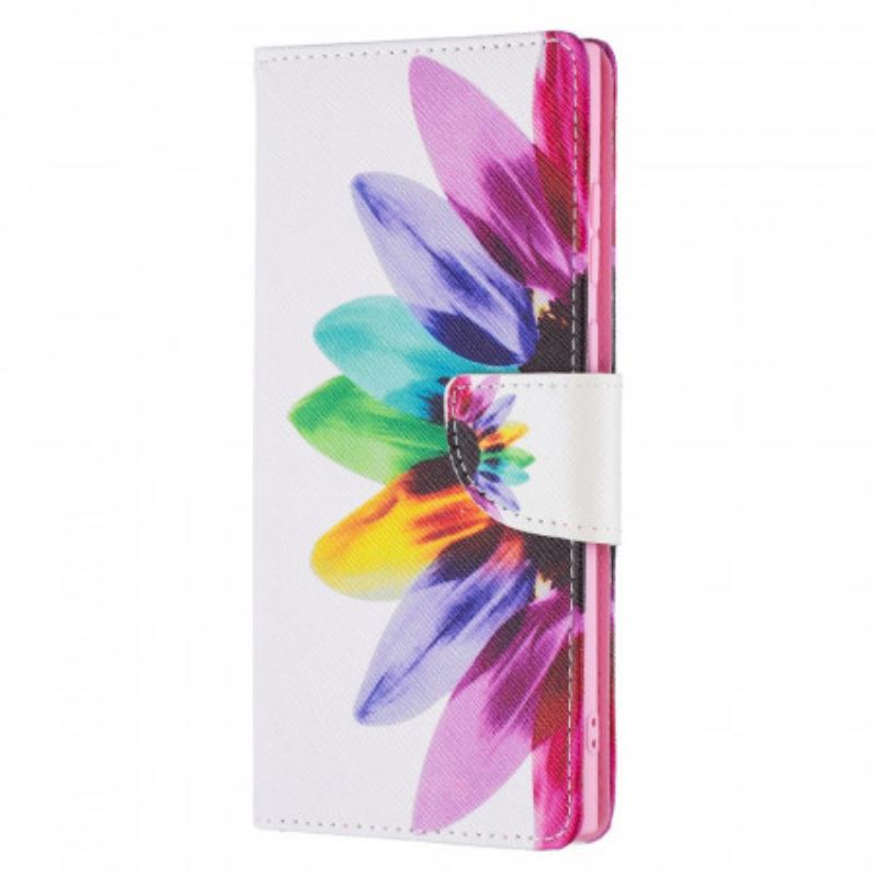 Housse Samsung Galaxy S22 Ultra 5G Fleur Aquarelle