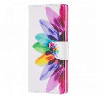 Housse Samsung Galaxy S22 Ultra 5G Fleur Aquarelle