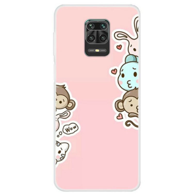 Coque Xiaomi Redmi Note 9S / Redmi Note 9 Pro Animaux Wow