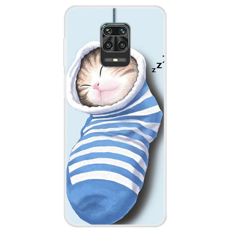 Coque Xiaomi Redmi Note 9S / Redmi Note 9 Pro Chaton Endormi