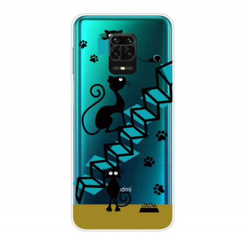 Coque Xiaomi Redmi Note 9S / Redmi Note 9 Pro Drôles de Chats