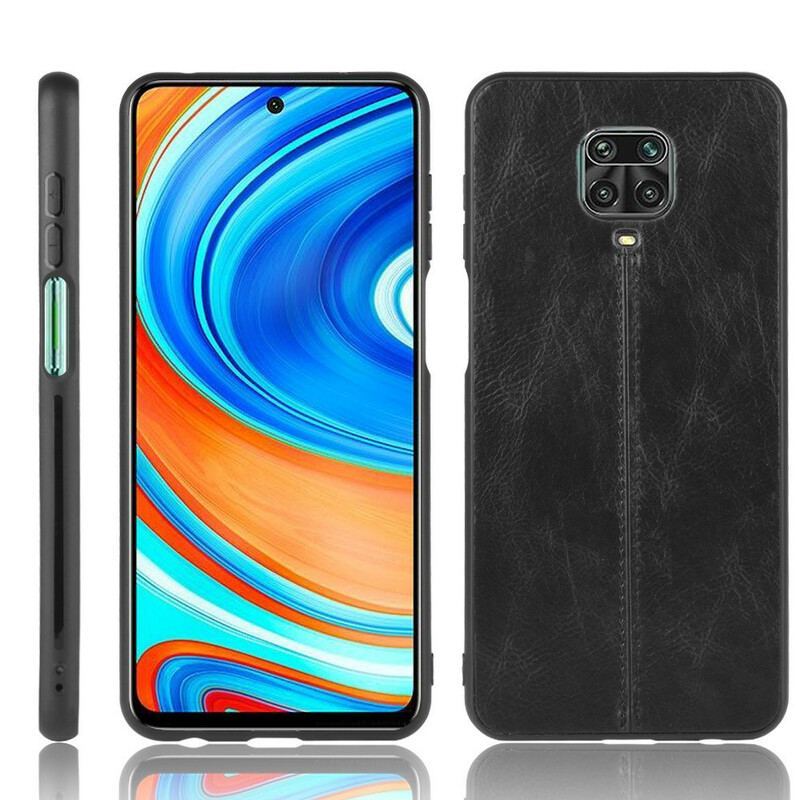 Coque Xiaomi Redmi Note 9S / Redmi Note 9 Pro Effet Cuir Couture