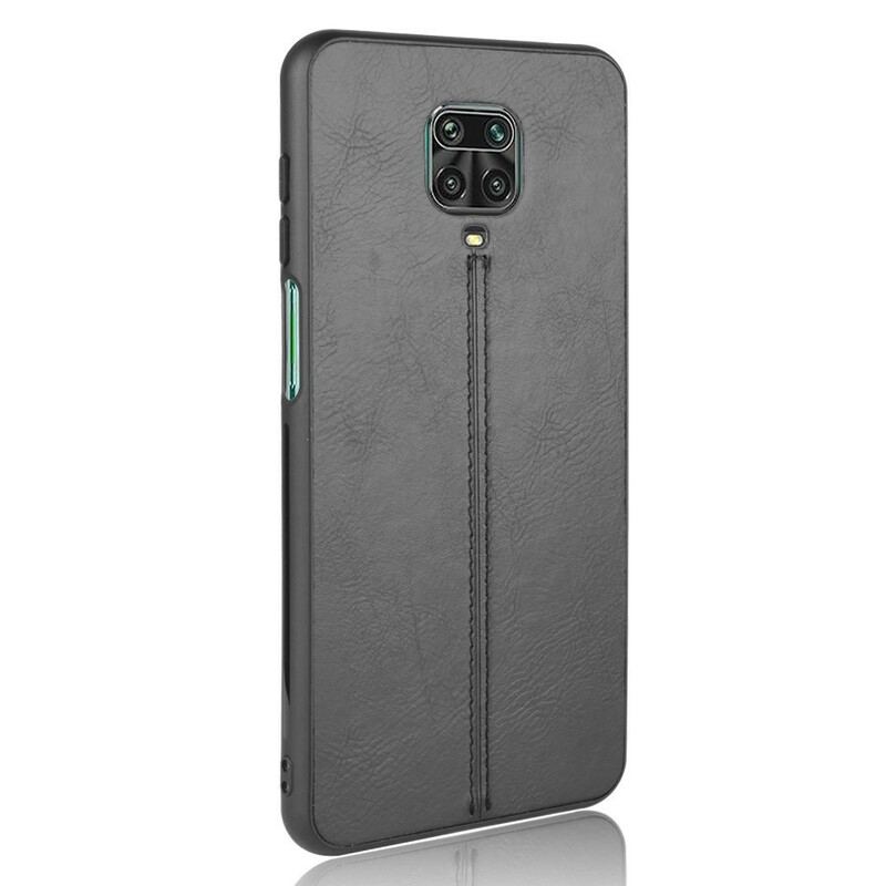 Coque Xiaomi Redmi Note 9S / Redmi Note 9 Pro Effet Cuir Couture