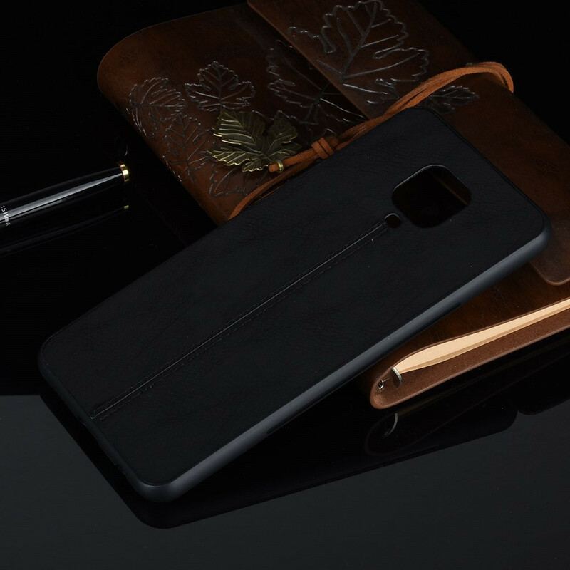 Coque Xiaomi Redmi Note 9S / Redmi Note 9 Pro Effet Cuir Couture