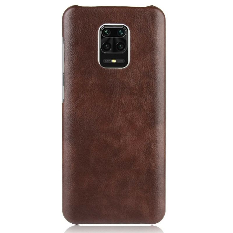 Coque Xiaomi Redmi Note 9S / Redmi Note 9 Pro Effet Cuir Litchi