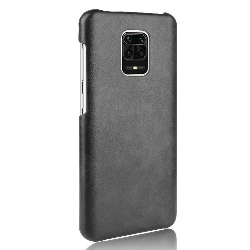 Coque Xiaomi Redmi Note 9S / Redmi Note 9 Pro Effet Cuir Litchi