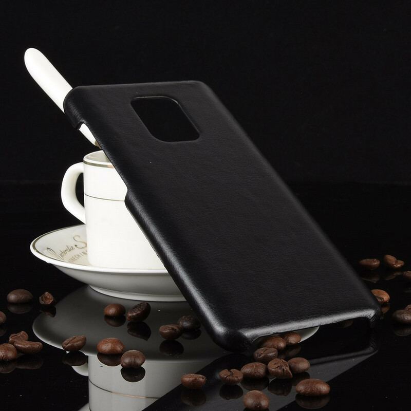 Coque Xiaomi Redmi Note 9S / Redmi Note 9 Pro Effet Cuir Litchi