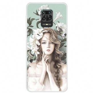 Coque Xiaomi Redmi Note 9S / Redmi Note 9 Pro Femme à Fleurs