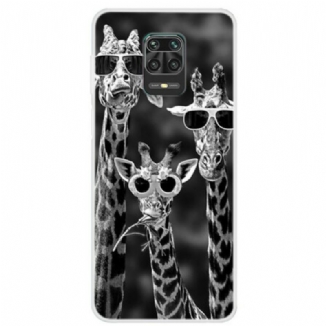 Coque Xiaomi Redmi Note 9S / Redmi Note 9 Pro Girafes à Lunettes