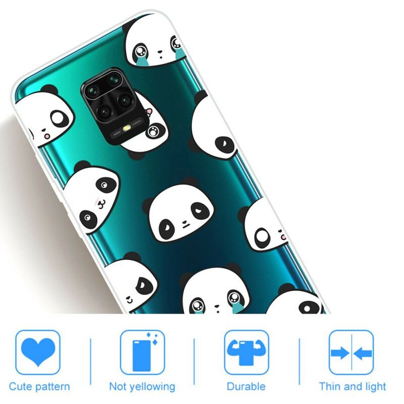 Coque Xiaomi Redmi Note 9S / Redmi Note 9 Pro Pandas Sentimentaux