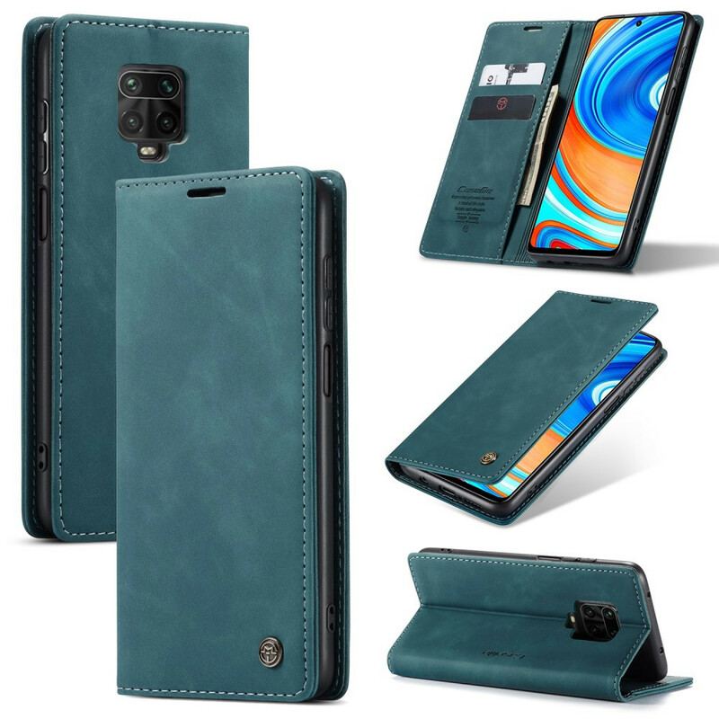 Flip Cover Xiaomi Redmi Note 9S / Redmi Note 9 Pro CASEME Simili Cuir