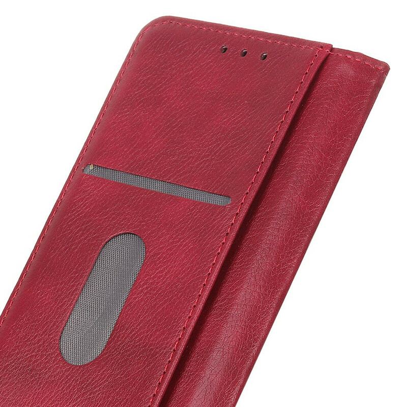 Flip Cover Xiaomi Redmi Note 9S / Redmi Note 9 Pro Cuir Fendu Élégance