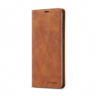 Flip Cover Xioami Redmi Note 9S / Redmi Note 9 Pro Effet Cuir FORWENW