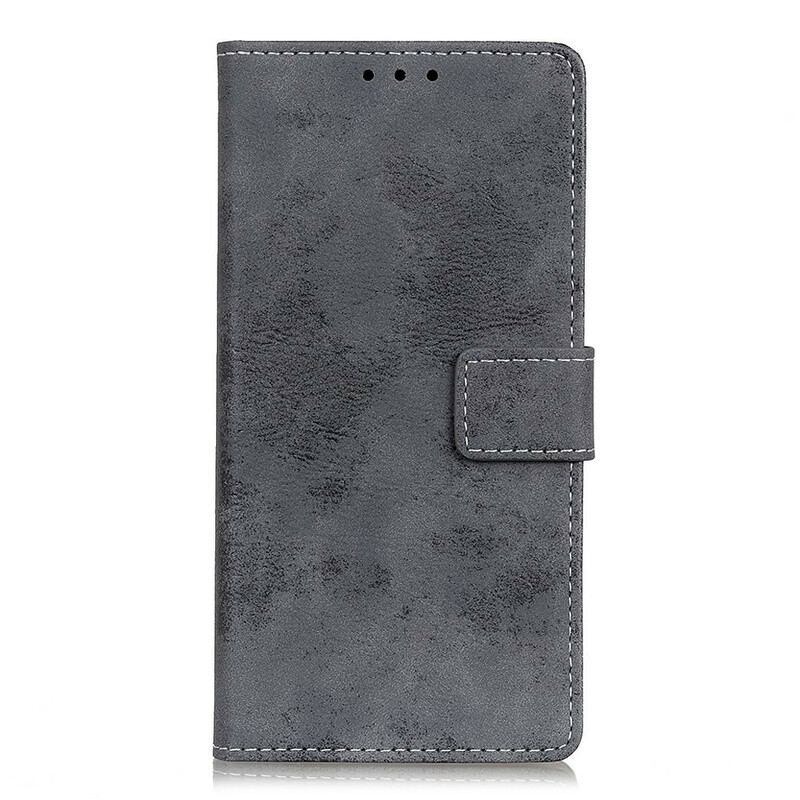 Housse Xiaomi Redmi Note 9 Pro Effet Cuir Vintage