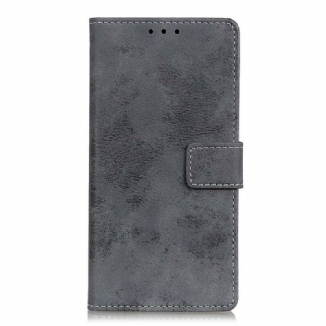 Housse Xiaomi Redmi Note 9 Pro Effet Cuir Vintage