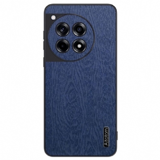 Coque OnePlus 12R Simili Cuir Effet Bois