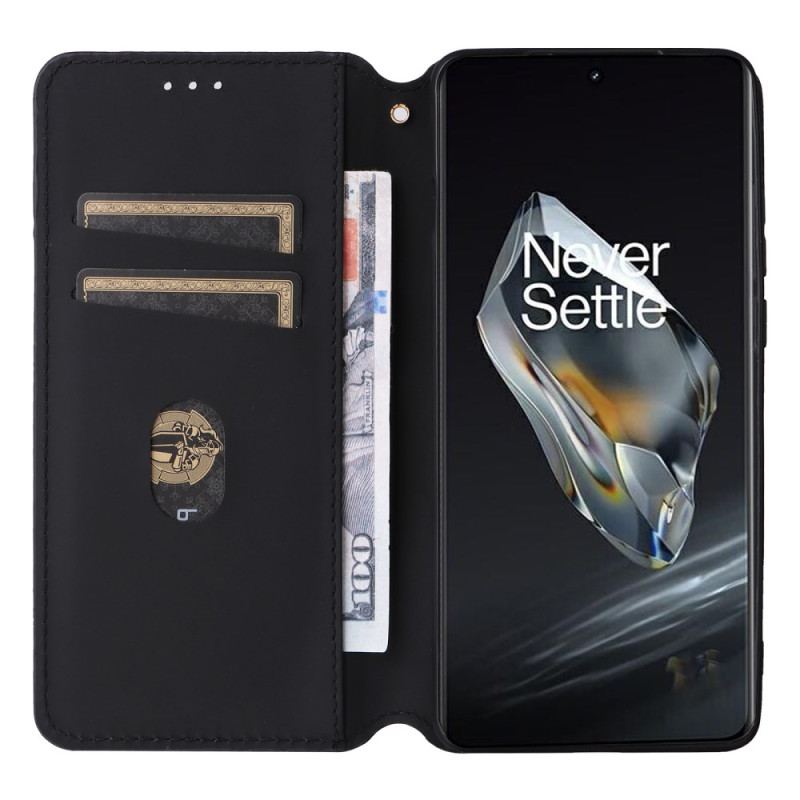 Flip Cover OnePlus 12R 5G Motif Losanges