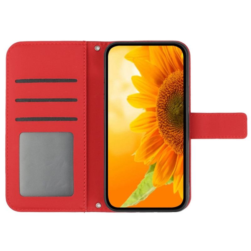 Housse OnePlus 12R 5G Tournesol à Bandoulière