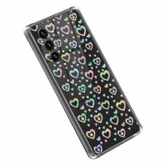 Coque Samsung Galaxy A14 5G / A14  Étoiles / Coeurs