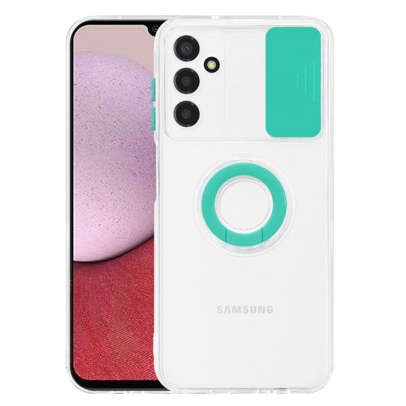 Coque Samsung Galaxy A14 5G / A14 Transparente avec Anneau-Support