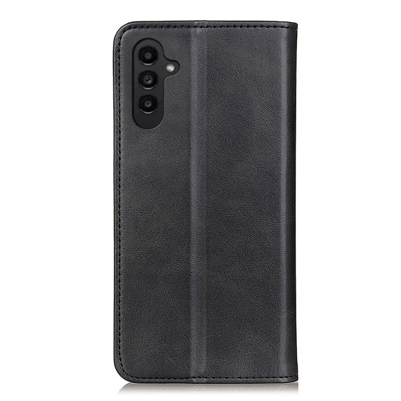 Flip Cover Samsung Galaxy A14 5G / A14 Cuir Fendu