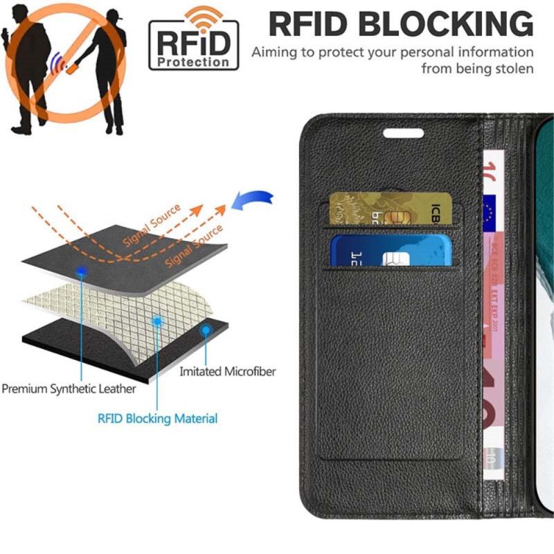 Flip Cover Samsung Galaxy A14 5G / A14 Losanges RFID