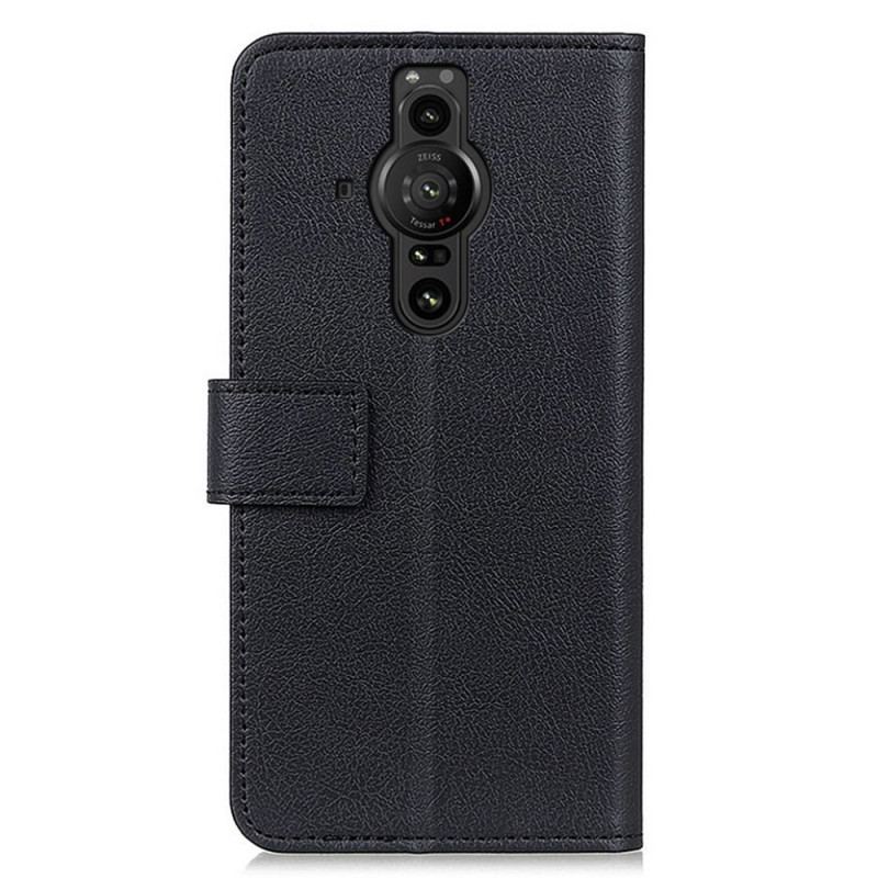 Housse Sony Xperia Pro-I Effet Cuir Classique