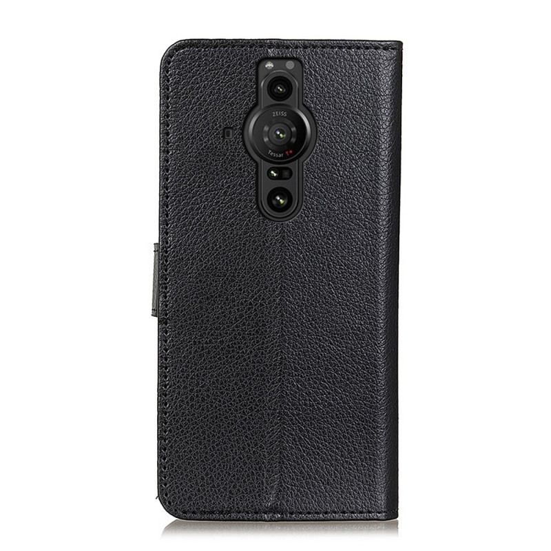 Housse Sony Xperia Pro-I Simili Cuir Traditionnel