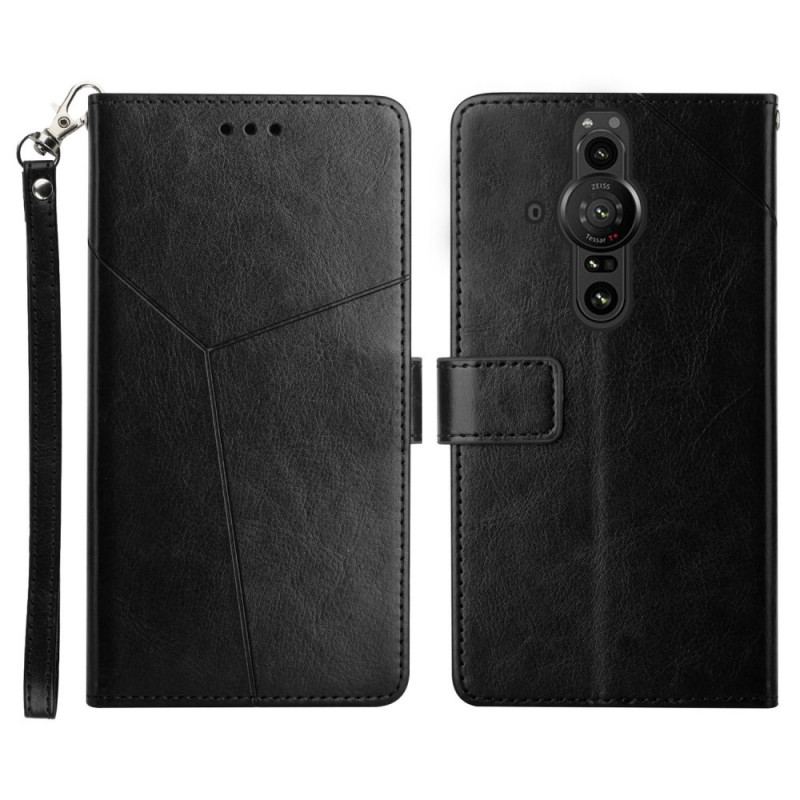 Housse Sony Xperia Pro-I Style Cuir Géo Y Design