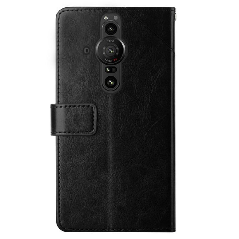 Housse Sony Xperia Pro-I Style Cuir Géo Y Design