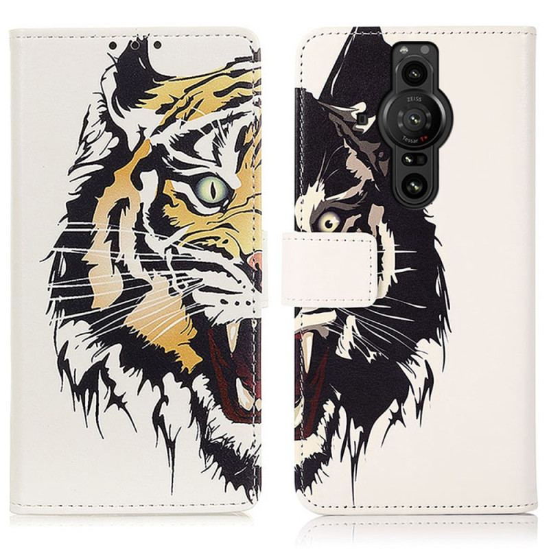 Housse Sony Xperia Pro-I Tigre Féroce