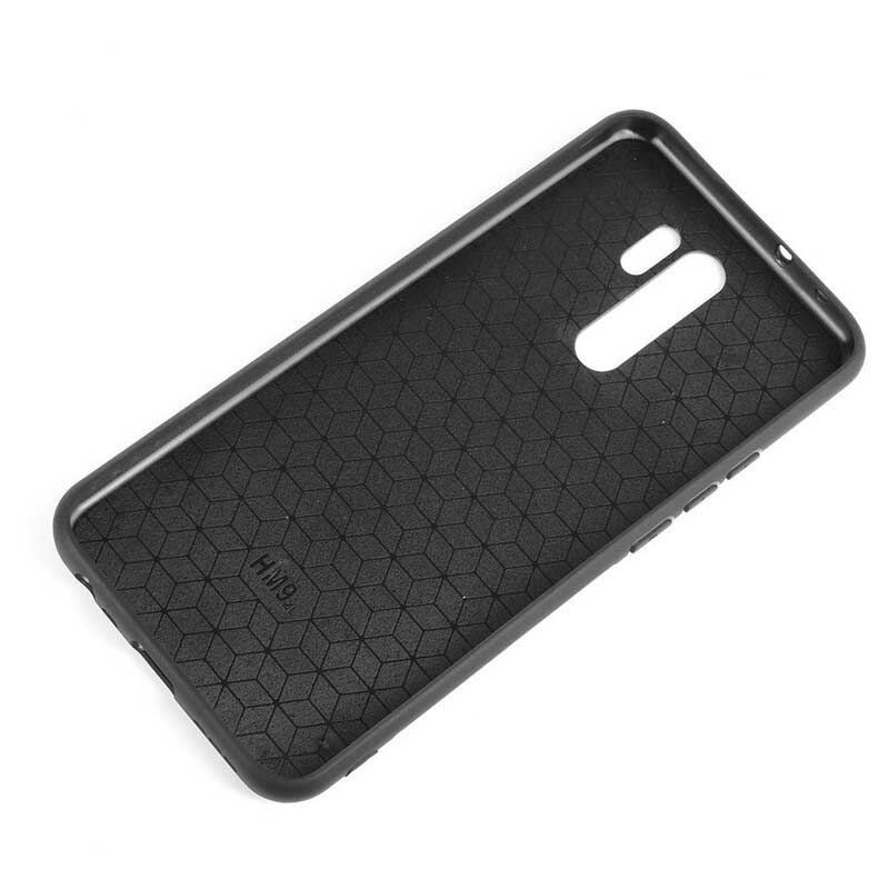 Coque Xiaomi Redmi 9 Effet Cuir Couture