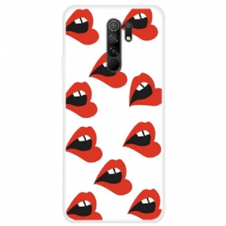 Coque Xiaomi Redmi 9 Lèvres Pulpeuses