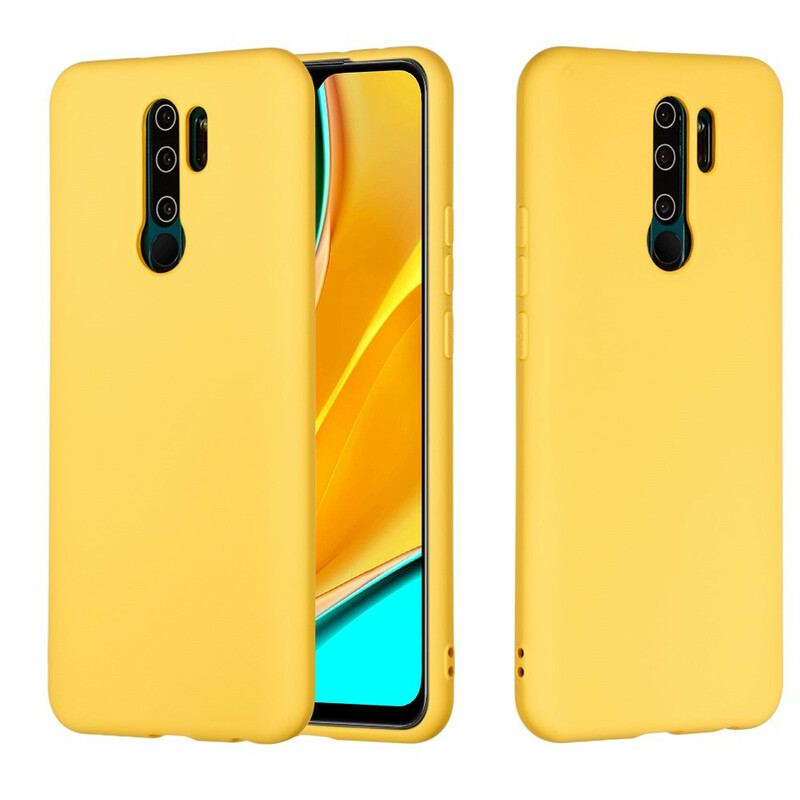 Coque Xiaomi Redmi 9 Silicone Liquide Avec Lanière