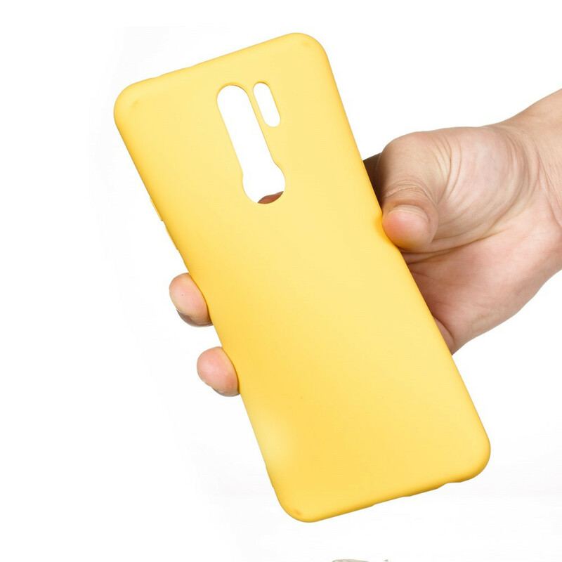 Coque Xiaomi Redmi 9 Silicone Liquide Avec Lanière