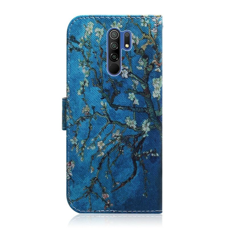 Housse Xiaomi Redmi 9 Branche d'Arbre Fleuri