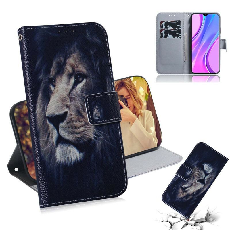 Housse Xiaomi Redmi 9 Dreaming Lion