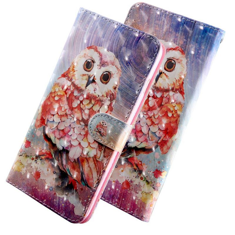 Housse Xiaomi Redmi 9 Hibou le Peintre