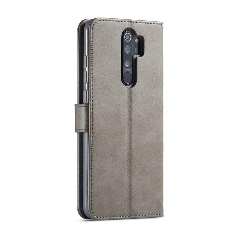 Housse Xiaomi Redmi 9 LC.IMEEKE Effet Cuir