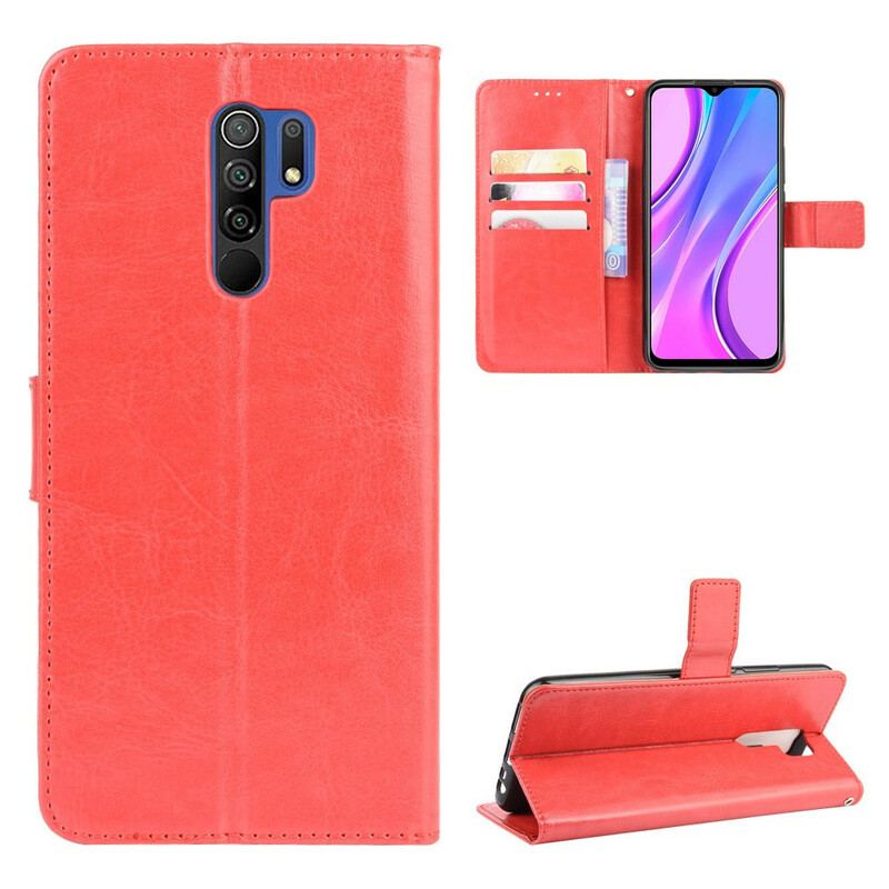 Housse Xiaomi Redmi 9 Simili Cuir Flashy