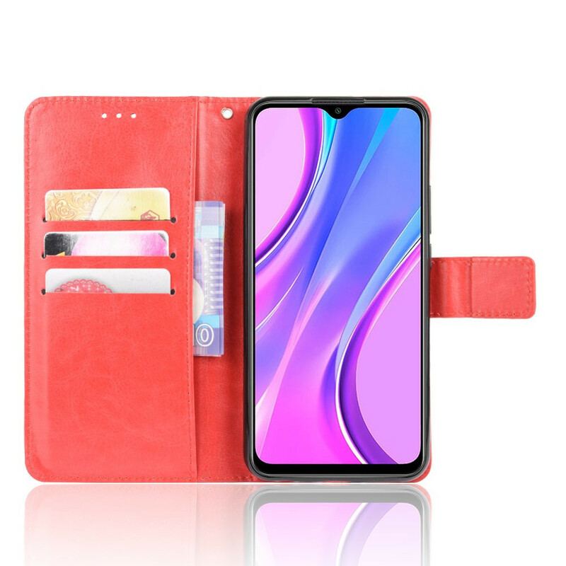 Housse Xiaomi Redmi 9 Simili Cuir Flashy