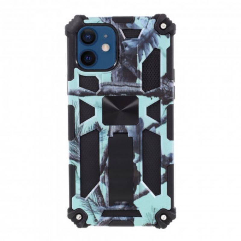 Coque iPhone 12 Mini Camouflage Support Amovible