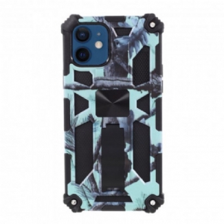 Coque iPhone 12 Mini Camouflage Support Amovible