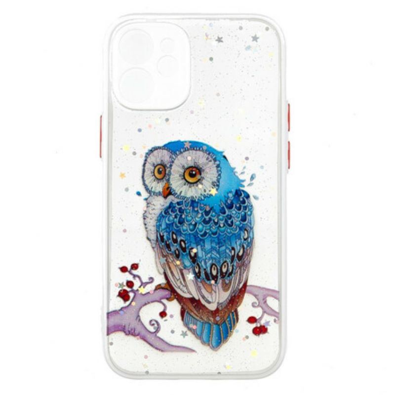 Coque iPhone 12 Mini Hybride hibou