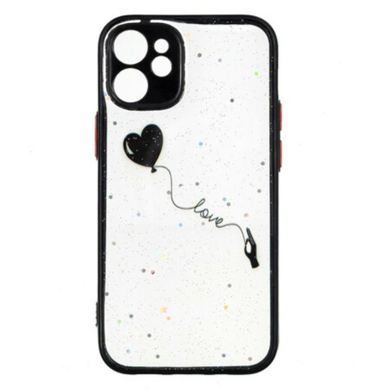 Coque iPhone 12 Mini Hybride Love