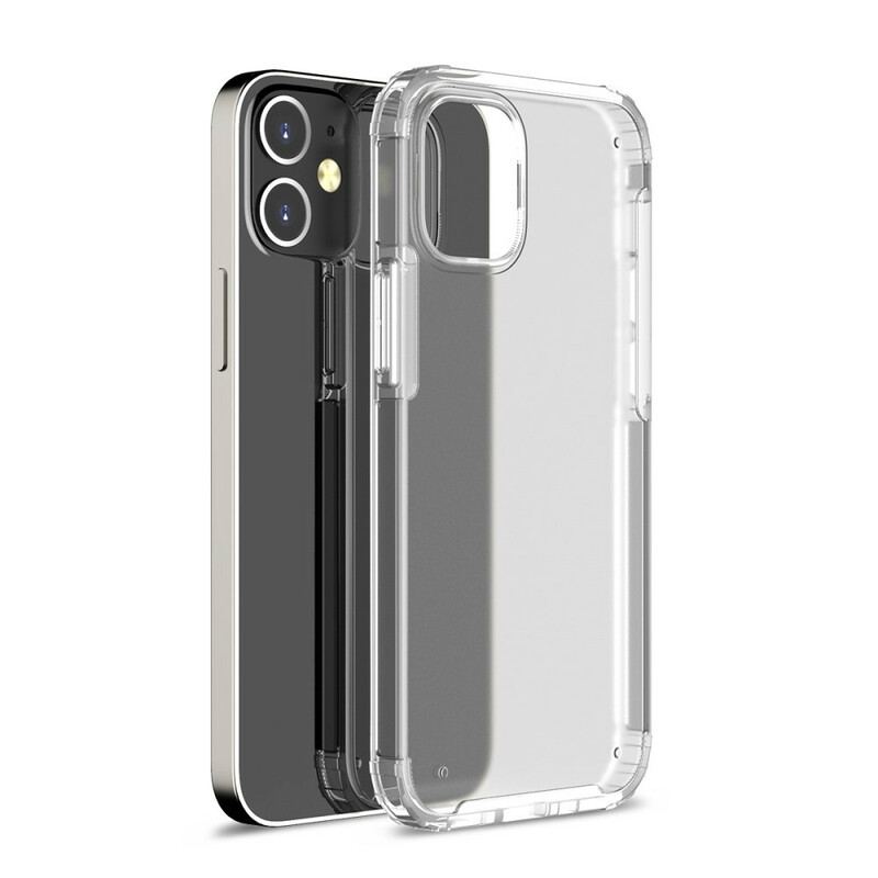 Coque iPhone 12 Mini Hybride Transparente Mate